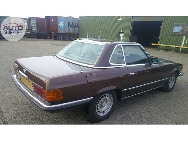 Mercedes 350 SL, Container - Morocco