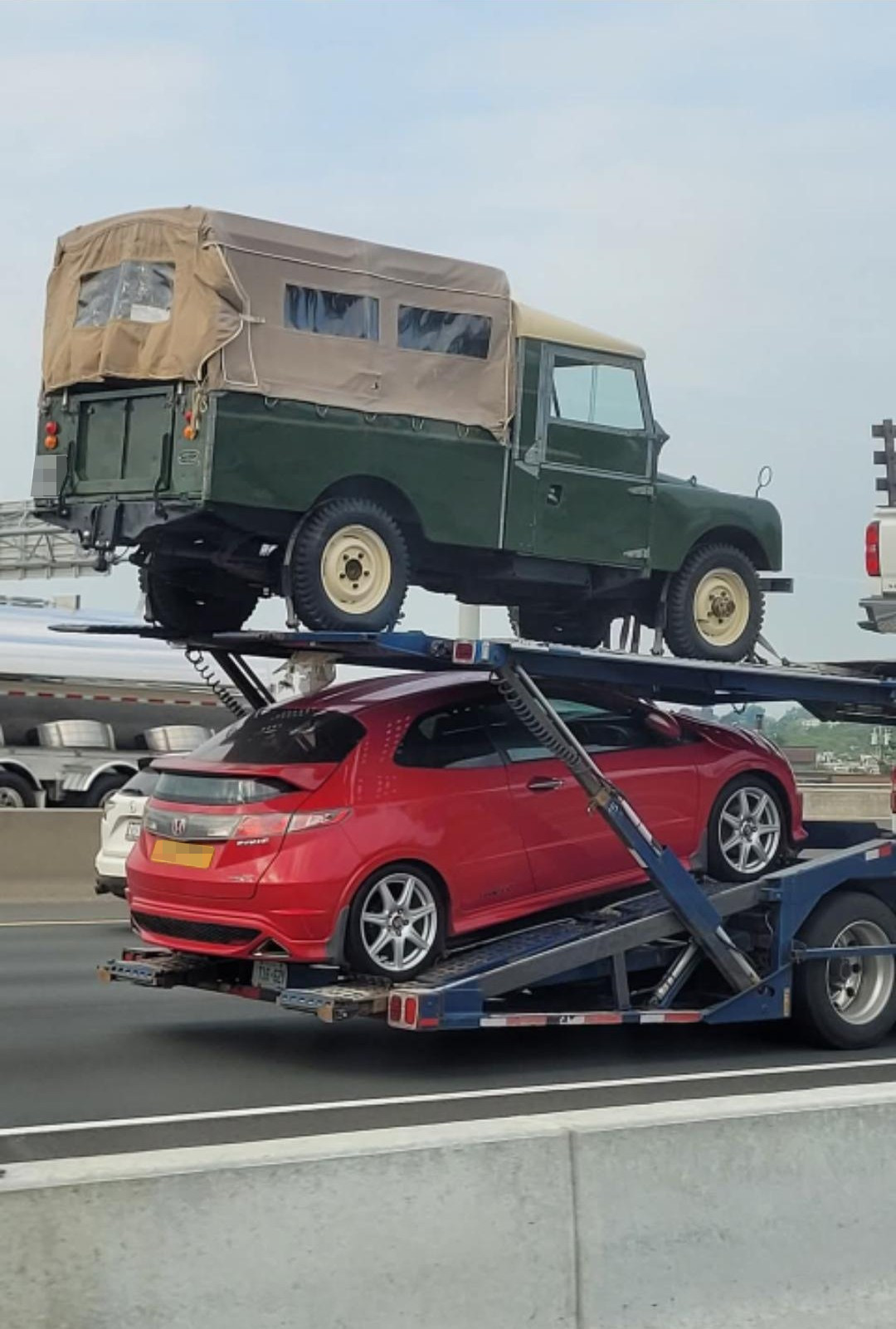 2010 Honda Civic to Halifax, Canada.