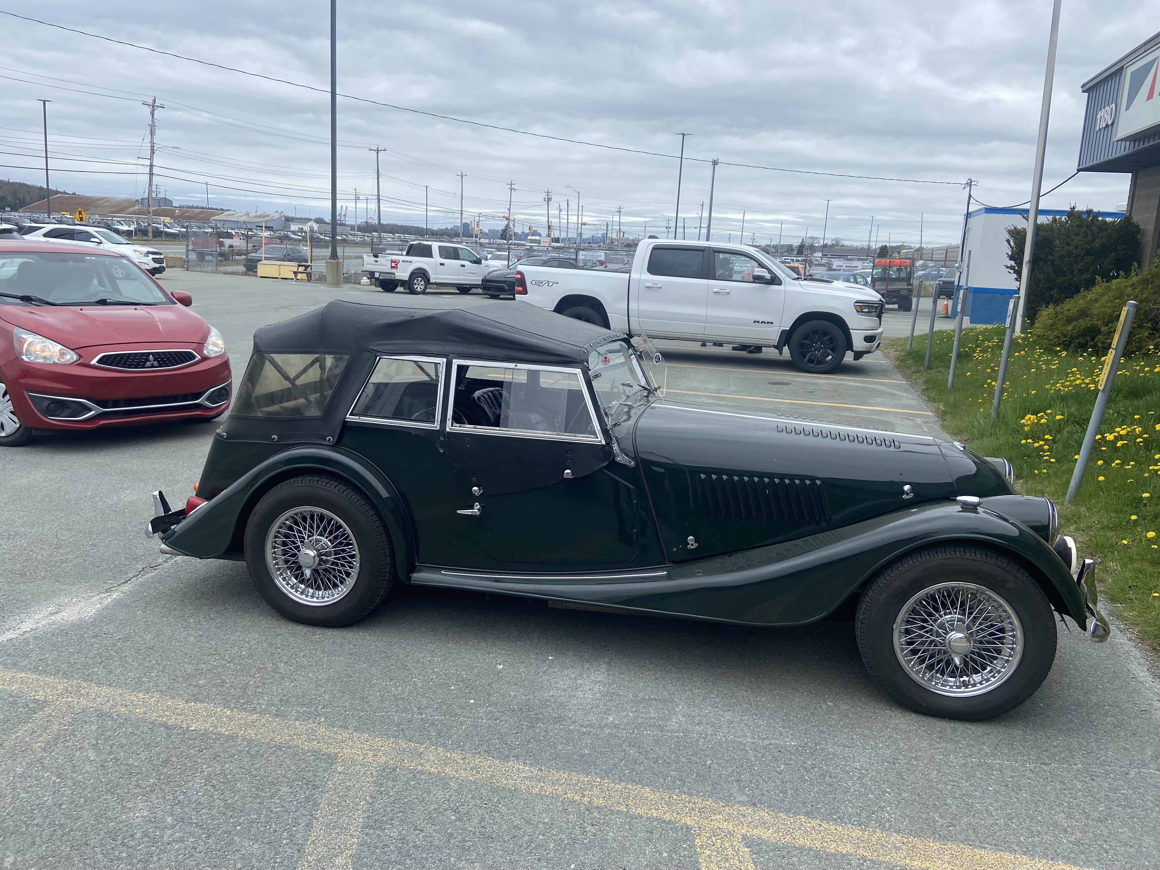 1968 Morgan Plus 4 to Halifax, Canada.