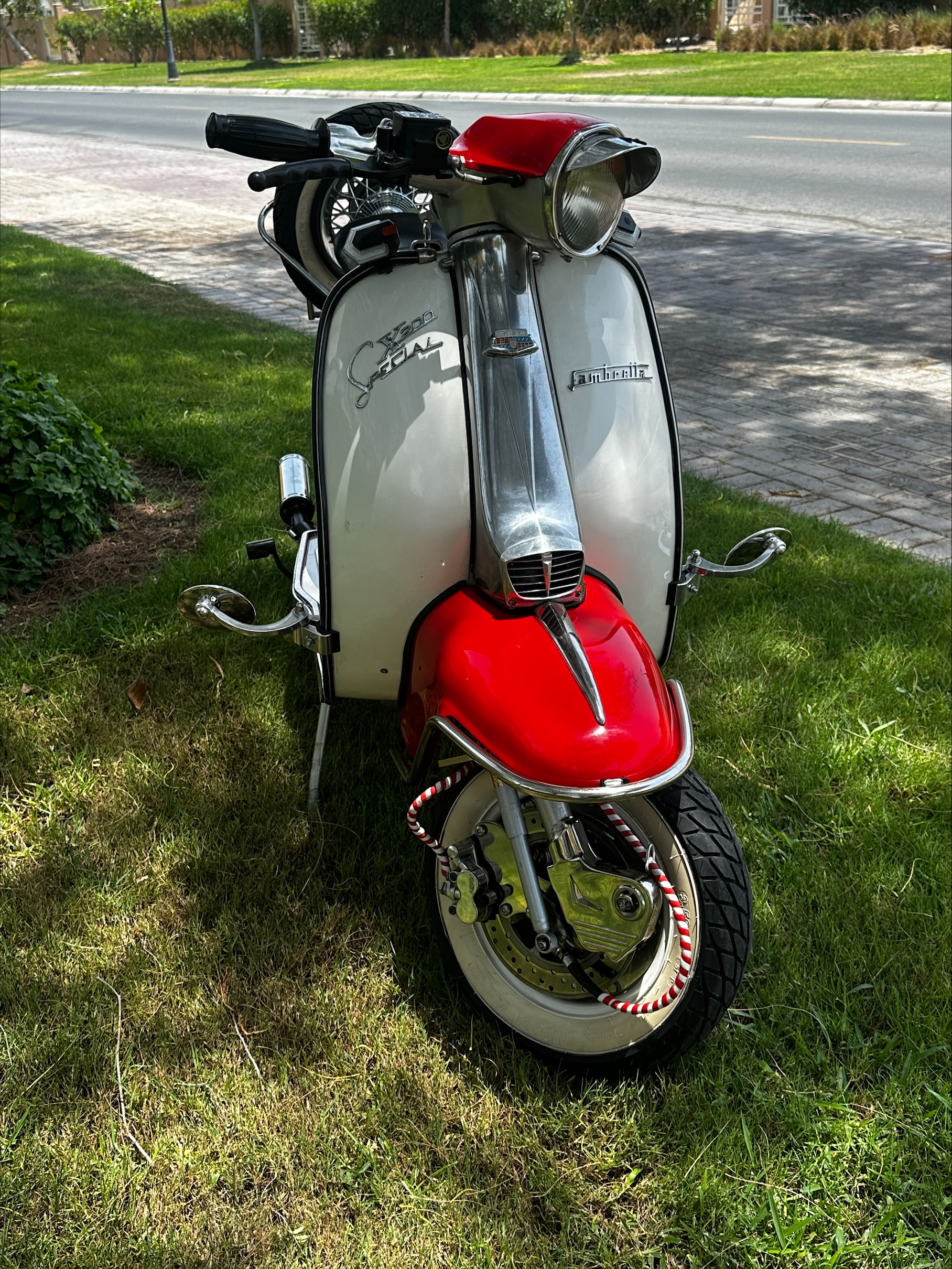 1965 Lambretta L1 200 to Jebel Ali, United Arab Emirates.