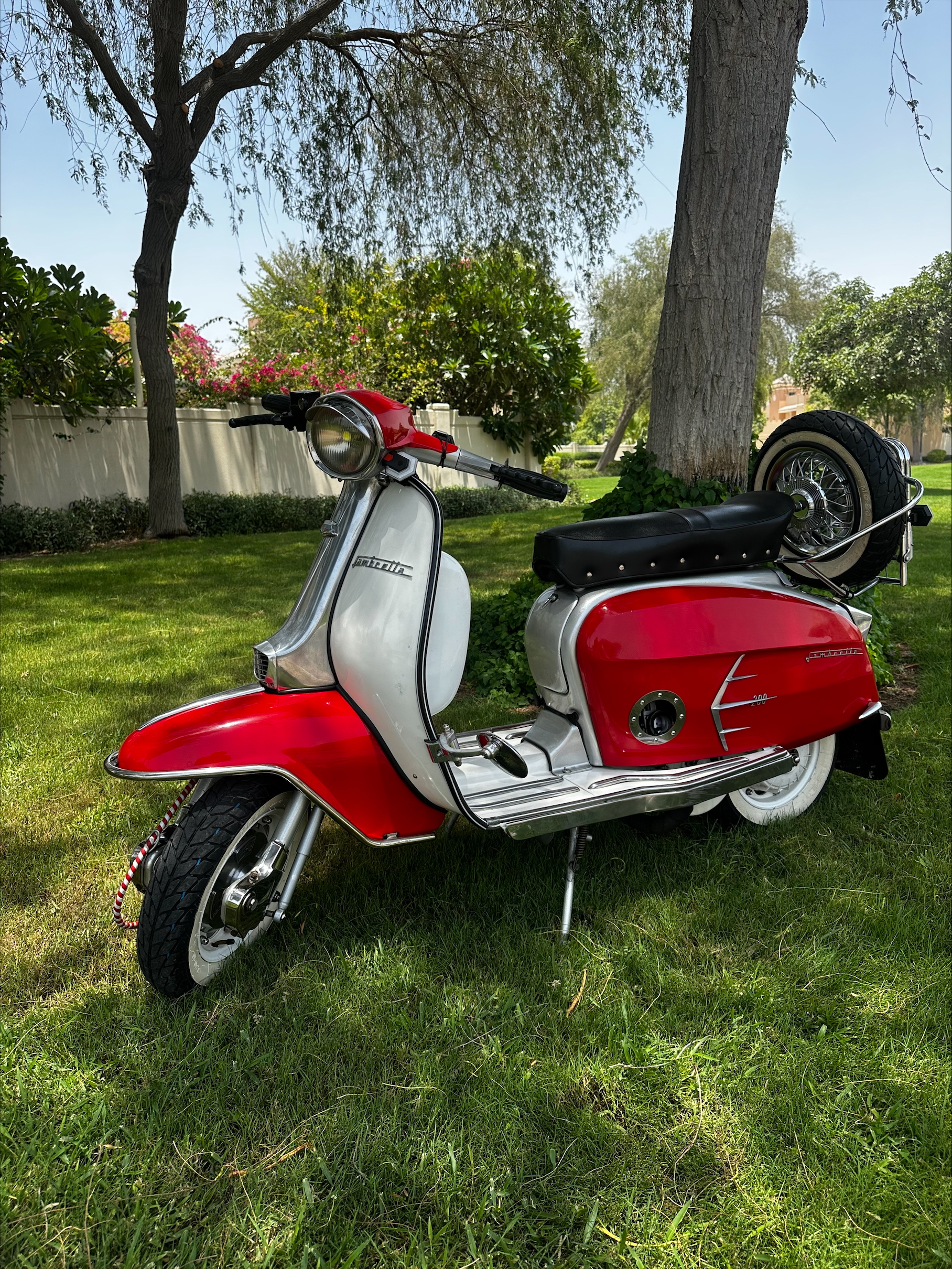 1965 Lambretta L1 200 to Jebel Ali, United Arab Emirates.