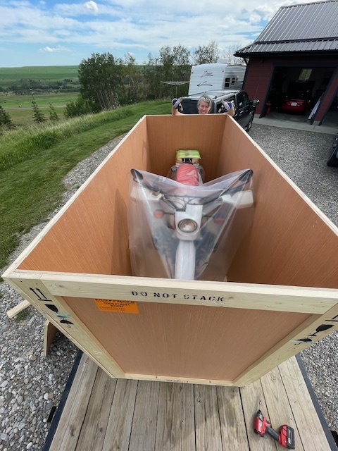 1981 BMW R80 G/S to Calgary, Canada