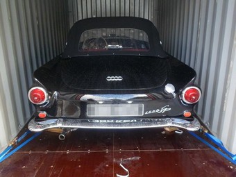 Auto Union 1000SP shipped from UK to USA | Classic Car Shipping